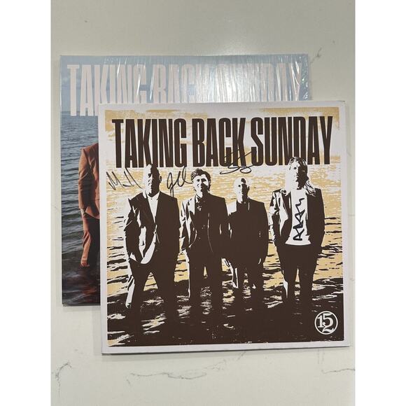 Taking Back Sunday - SIGNED vinyl 178/250 2023) - Juice marble Autographed - Picture 1 of 15